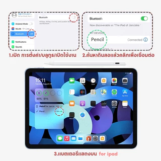 Jamjake for ipad stylus pen วางมือ+แรเงาได้ ฟังก์ชันแม่เหล็กปากกา for iPad ที่ออกในปี 2018 เป็นต้นไป