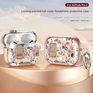 มาใหม่สําหรับเคส airpods 4/pro2 | ตัวล็อคแบบล็อคได้ + การออกแบบขาตั้งแบบป๊อปอัพ, การชาร์จไร้สาย, ฝาครอบพิมพ์ทาสีศิลปะ