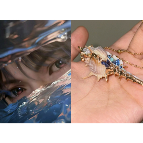 Love and DeepSpace | Rafayel Qiyu | สายคอแหวนรูปหอยโข่ง