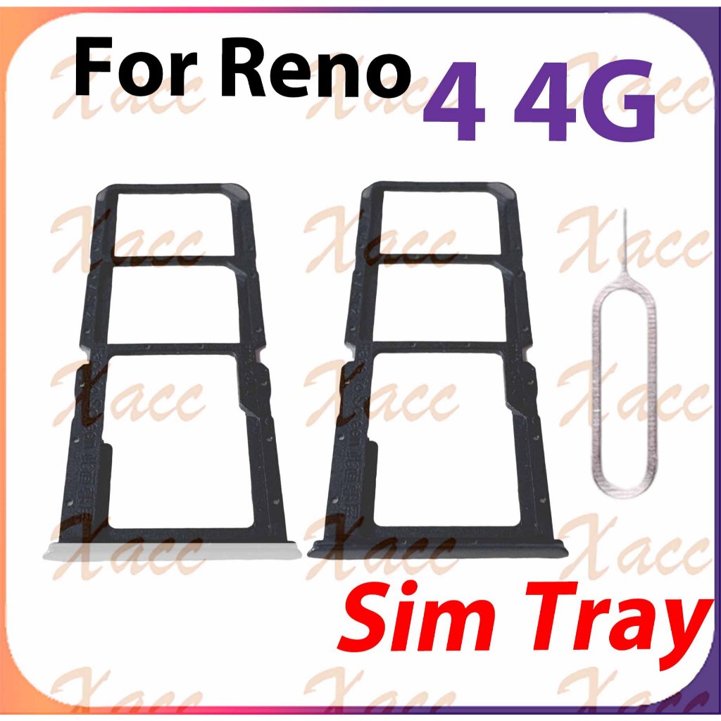 สําหรับ OPPO Reno 4 4G CPH2113 ซิมการ์ดถาดสล็อตเปลี่ยน