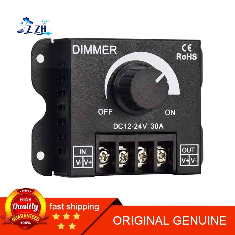 Led DIMMER Soft Hard Light Bar Light Strip DIMMER ความสว่างตัวควบคุม DIMMER ลูกบิด 12 V/24 V30A
