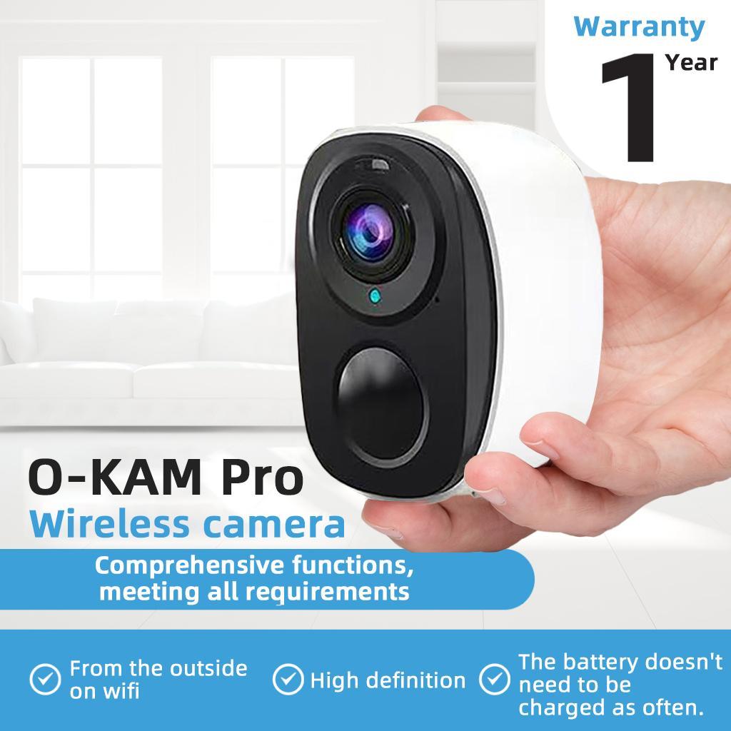 Linook กล้องปิดวงจรไร้สาย 2K 5MP พร้อม WIFI ในตัว ใส่การ์ดไร้สาย บันทึกเสียง กันน้ํา IP66