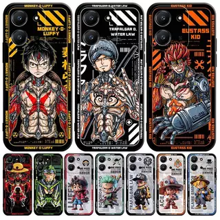 เคสสําหรับ Redmi 15C 4G LUFFY One Piece ปกอ่อนมุมขวา