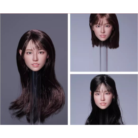 SUPER DUCK 1/6 ตุ๊กตาทหาร Head Sculpt รุ่น SDH049 หญิง Head Sculpt เหมาะสําหรับ 1/6 หญิง Body