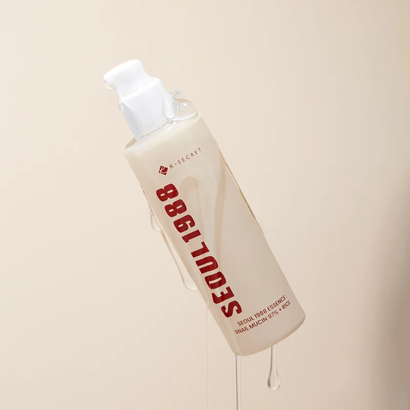 K-SECRET SEOUL 1988 Essence 97% Snail Velcro+สารสกัดจากข้าว Moisturizing Hydrating