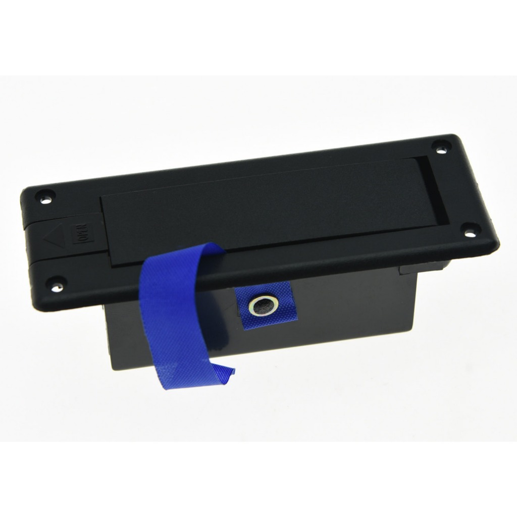 KAISH 9V แบตเตอรี่ฝาครอบกล่องช่องดึงสําหรับกีตาร์เบส