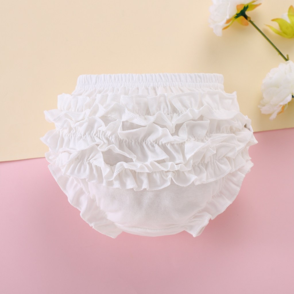 Adabaobao® ᵗʰทารกชุดชั้นในหญิงผ้าฝ้ายทารกขนมปังกางเกงสาวน้อยกางเกงขาสั้นเจ้าหญิงกางเกงสําหรับสวมใส่ด้านนอก