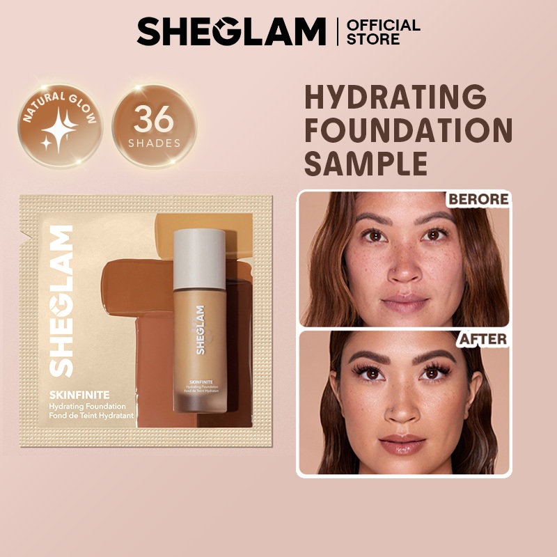 Sheglam Skinfinite Hydrating Foundation ตัวอย่าง