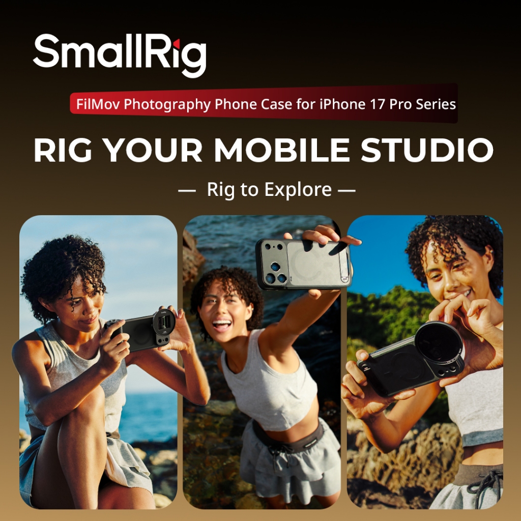 SmallRig FilMov เคสโทรศัพท์การถ่ายภาพสําหรับ i-Phone 17 Pro/ i-Phone 17 Pro Max สีขาว/ดํา#5549#5550#