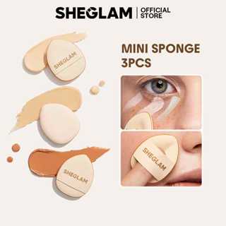 Sheglam Magic Finger Mini ฟองน้ํา 3 ชิ้น/เซ็ต Mini แต่งหน้าพ…