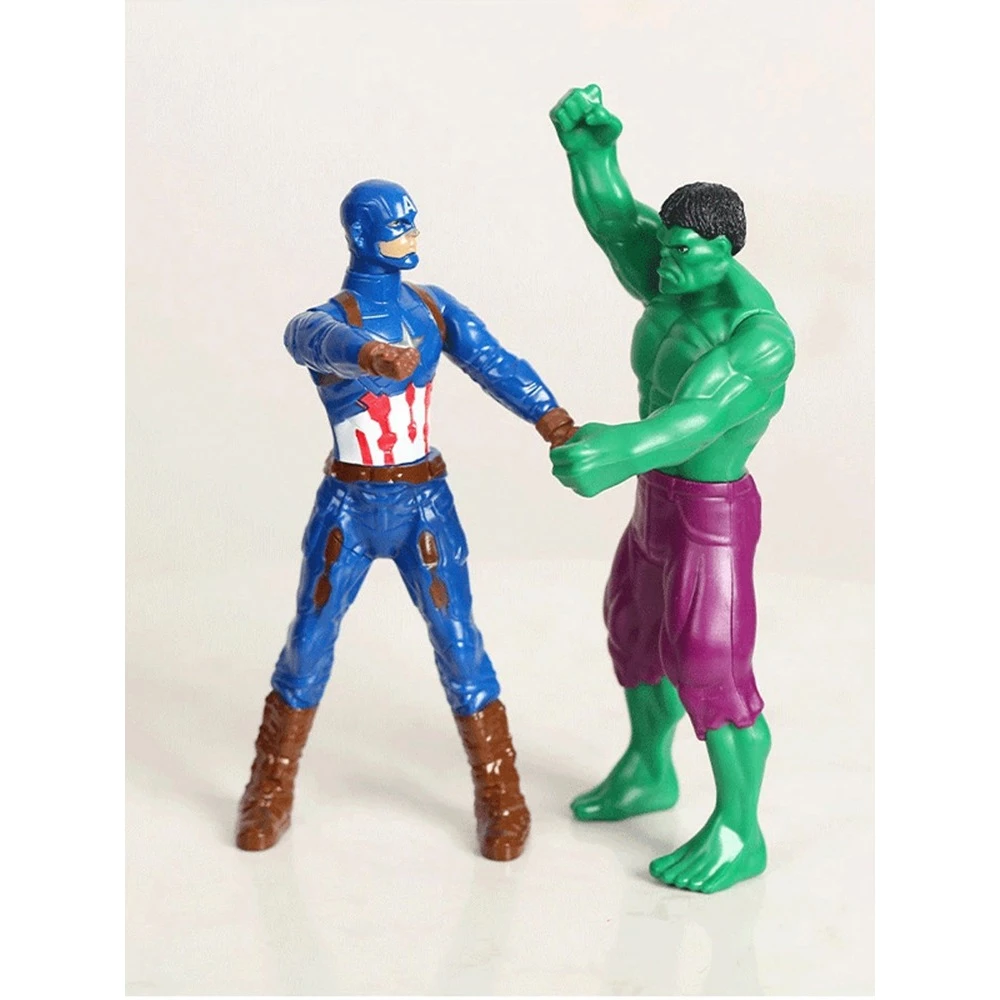 360° หมุน Marvel Super Hero ของเล่น Iron Man Utralman Spider Man Hulk กัปตันอเมริกา Avengers ตุ๊กตาตุ๊กตาของเล่นของขวัญ thumbnail 8