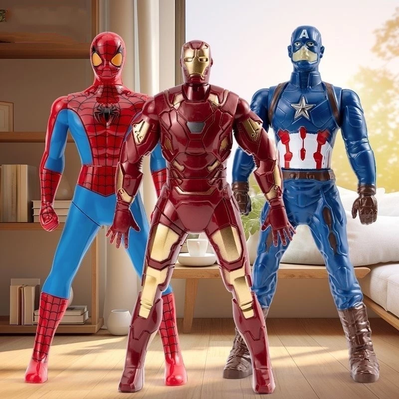 360° หมุน Marvel Super Hero ของเล่น Iron Man Utralman Spider Man Hulk กัปตันอเมริกา Avengers ตุ๊กตาตุ๊กตาของเล่นของขวัญ thumbnail 3