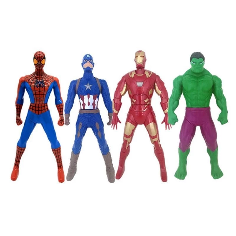 360° หมุน Marvel Super Hero ของเล่น Iron Man Utralman Spider Man Hulk กัปตันอเมริกา Avengers ตุ๊กตาตุ๊กตาของเล่นของขวัญ thumbnail 10