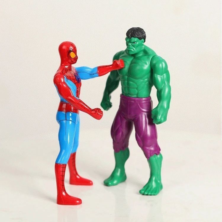 360° หมุน Marvel Super Hero ของเล่น Iron Man Utralman Spider Man Hulk กัปตันอเมริกา Avengers ตุ๊กตาตุ๊กตาของเล่นของขวัญ thumbnail 7