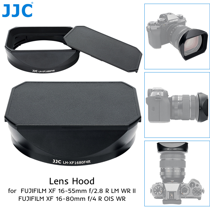 JJC เลนส์กล้องสําหรับ Fuji Fujifiilm XF 16-55mm F2.8 R LM WR II และ XF 16-80mm f/4 R OIS WR เลนส์เลน