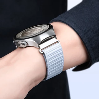 สายถักสร้อยข้อมือทอสายรัดข้อมือไนลอนอุปกรณ์เสริมสําหรับ Garmin Venu 4 45mm 41mm / Venu 3 / 3s / Venu 2 / 2s / 2 Plus
