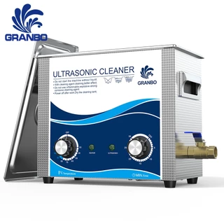 Granbo 2L/10L เครื่องทําความสะอาดอัลตราโซนิกแบบแช่พร้อมเครื่องทําความร้อนและตัวจับเวลา 40khz เครื่องทําความสะอาดอัลตราโซนิกสั่นสะเทือนความถี่สูง, สําหรับแว่นตา, เครื่องประดับ, ฟันปลอม, หายสนิม