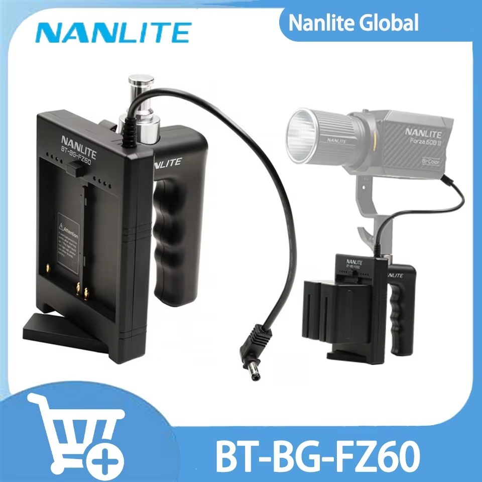 Nanlite BT-BG-FZ60 NP-F แบตเตอรี่สําหรับ Forza 60 Forza 60B II Forza 60C Forza 60CR FC-60B