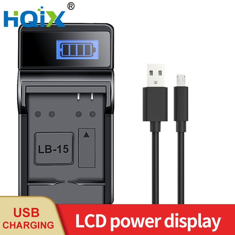 HQIX เหมาะสําหรับกล้องดิจิตอล Kodak PIXPRO WPZ2 LB-015 เครื่องชาร์จแบตเตอรี่