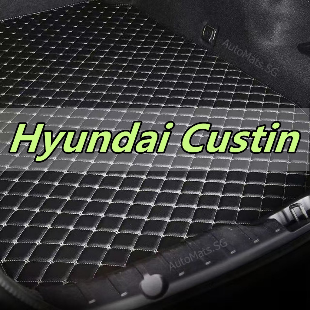 [Hyundai Custin]เฉพาะ! (สินค้าพร้อมส่ง) แผ่นพื้นรถด้านหลัง, แผ่นยืนตอนหลังรถ- หนัง ทนทานสัมผัส & น้ำ
