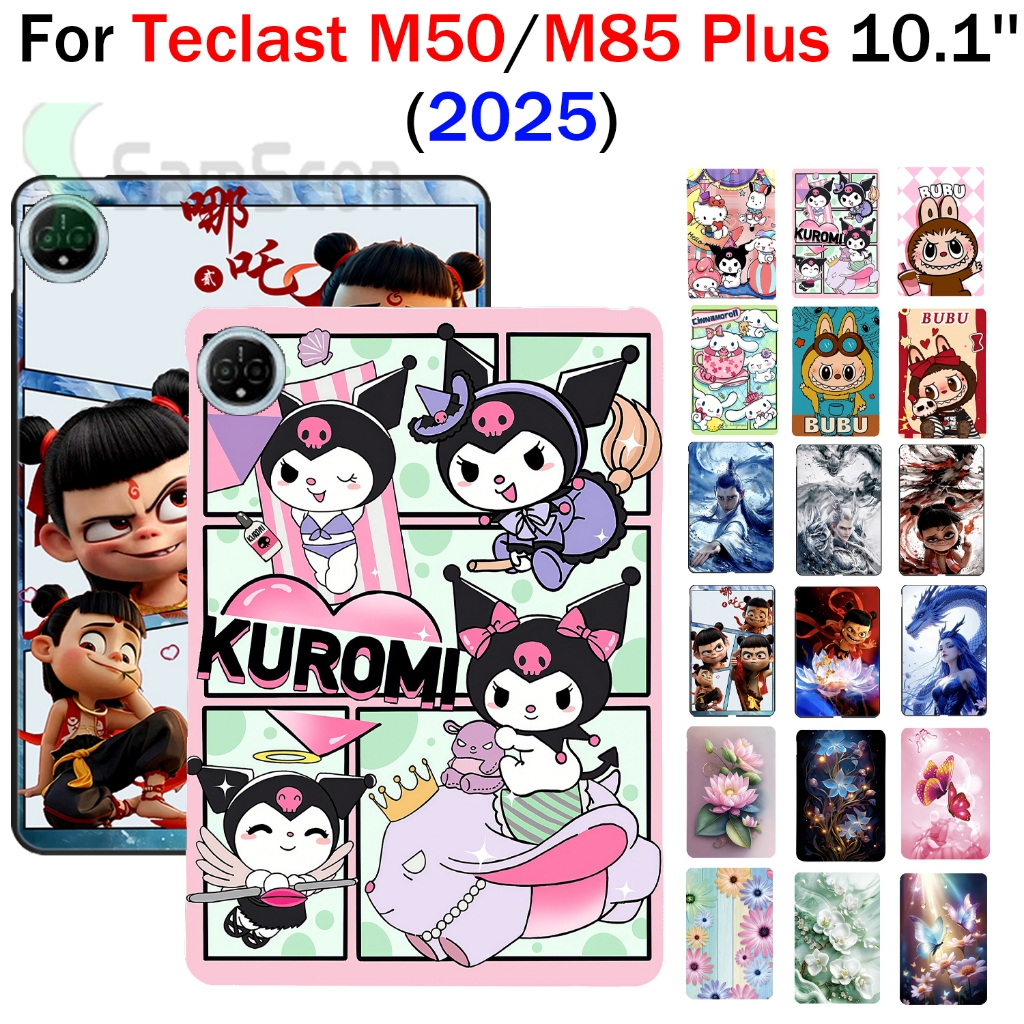 สําหรับ Teclast M50 M85 Plus 10.1 Android 14 ฝาครอบการ์ตูน M50Plus M85Plus กันกระแทก TPU การกระจายคว