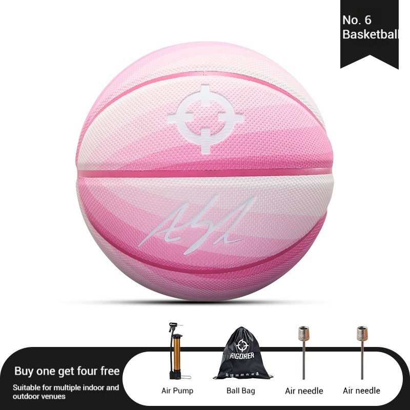 Ricorer Basketball No. 6 ลูกบอลสีฟ้าสำหรับผู้หญิง ทนทานและดูดซึมความชื้น ราคา ถูกที่สุด ดีลบีเคเค แกลเลอรีภาพที่ 5