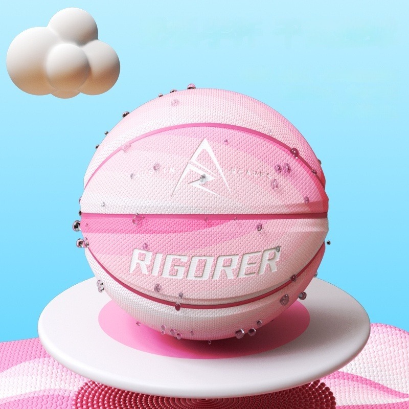 Ricorer Basketball No. 6 ลูกบอลสีฟ้าสำหรับผู้หญิง ทนทานและดูดซึมความชื้น ราคา ถูกที่สุด ดีลบีเคเค แกลเลอรีภาพที่ 3