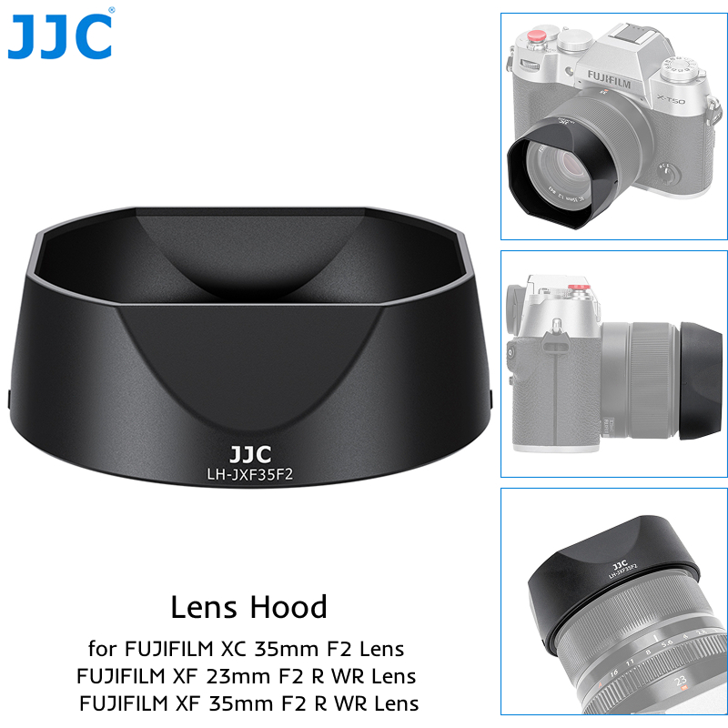 JJC เลนส์สแควร์สําหรับ Fuji Fujifilm XC 35 มม.F2 เลนส์และ XF 23 มม.F2 R WR เลนส์ & XF 35 มม.F2 R WR 