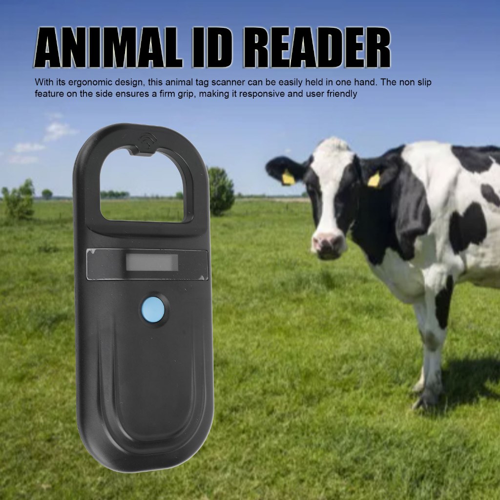 1dingying Pet Microchip Scanner 134.2KHz แบบพกพามือถือสัตว์ ID Reader ชิปชาร์จสําหรับสุนัขแมวแท็ก 128 ข้อมูลการจัดเก็บ