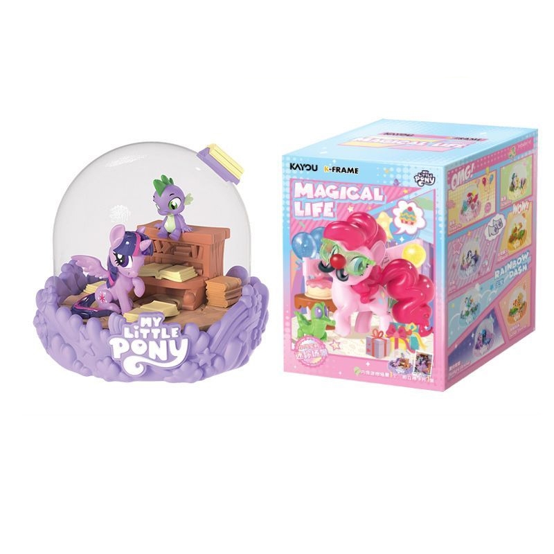 My Little Pony Mini Scene Magical Home Action Figure Desktop Model Toy Surprise