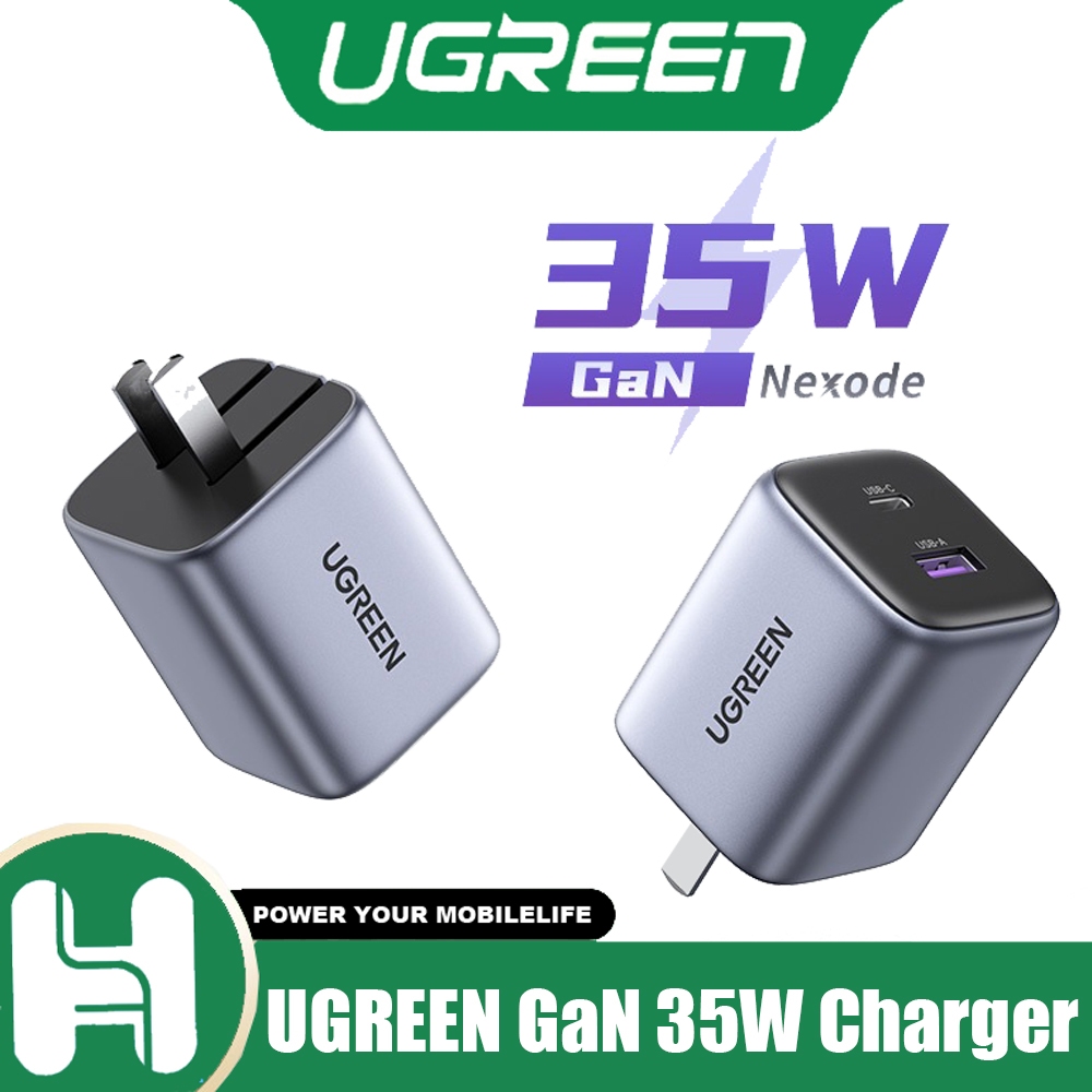 UGREEN GaN 35W Charger เครื่องชาร์จ USB PD3.0 QC3.0 Quick Charger