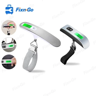 ตาชั่งกระเป๋าเดินทาง ดิจิตอล LCD ชั่งได้ 50 กก. เปลี่ยนหน่วย kg/lb แบบพกพา Luggage Scale