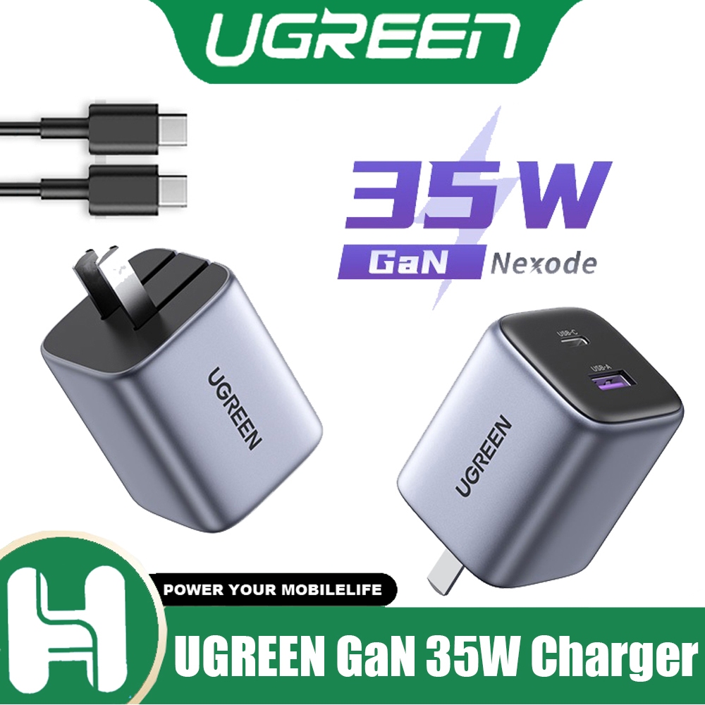 UGREEN GaN 35W Charger เครื่องชาร์จ USB PD3.0 QC3.0 Quick Charger