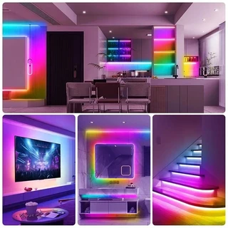 ไฟเส้น RGB LED 20M ไฟตกแต่งห้อง ไฟตกแต่งเทศกาล สร้างบรรยากาศ ใช้ในบ้าน เปลี่ยนสี ตัดได้