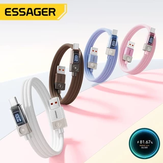 Essager 7A 100W สาย USB C Type-C ชาร์จเร็ว USBC Charger Type C สายเคเบิลข้อมูลสําหรับ Huawei Oppo