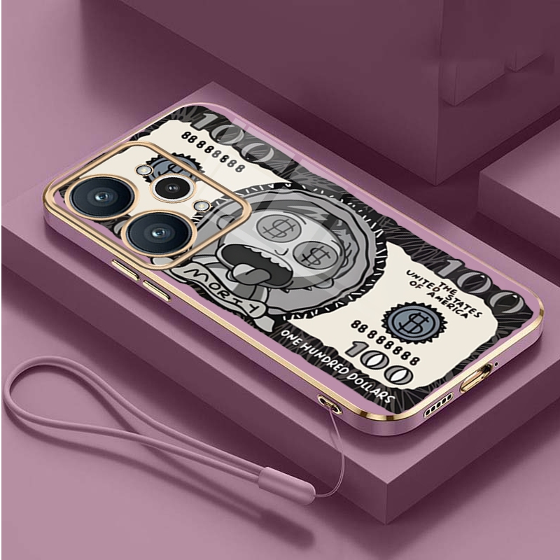 Realme 15 Pro 15Pro การออกแบบการ์ตูน Square TPU ฝาหลัง Modi Candy Color Dollar Soft Case