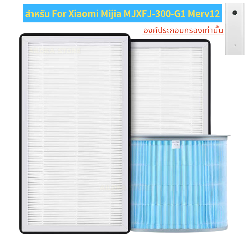 【กรอง HEPA】เข้ากันได้กับ OEM Compatible For Xiaomi Mijia Air Purifier filter เครื่องฟอกอากาศไฟฟ้ากรองสมาร์ท เครื่องฟอกอากาศ MJXFJ-300- G1