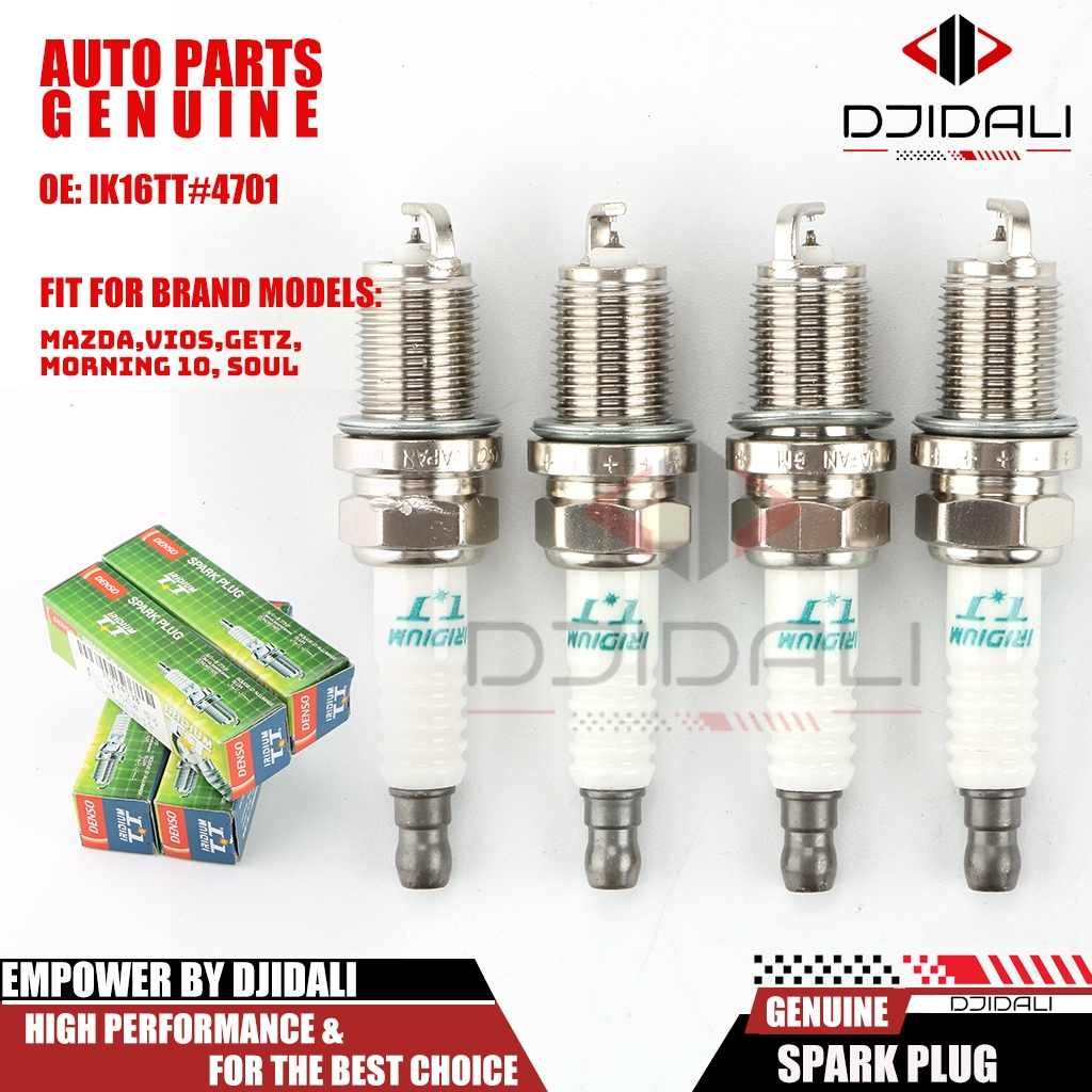 Ik16tt หัวเทียน DENSO IRIDIUM TT IK16TT 4701 IK16 4 ชิ้น