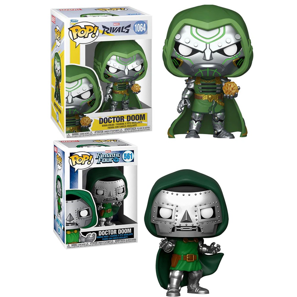 FUNKO ฟังโก้ป๊อป! Marvel Avengers Doctor Doom 1064 561 ไวนิล Action Figure ของเล่นตุ๊กตา