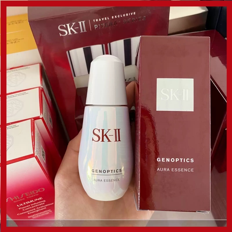 SK-II GenOptics Spot Essence 50มล | ออร่า ไบรท์เทนนิ่ง เซรั่ม | การควบคุมเฉพาะจุด & Even Tone | เอสเ