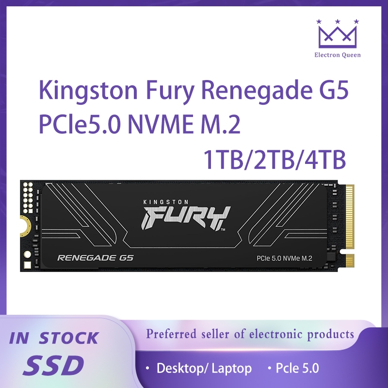 [คลังสินค้าพร้อม] Kingston Fury NVMe SSD 1TB/2TB/4TB PCIe5.0 M.2 14800MB/s SFYR2S