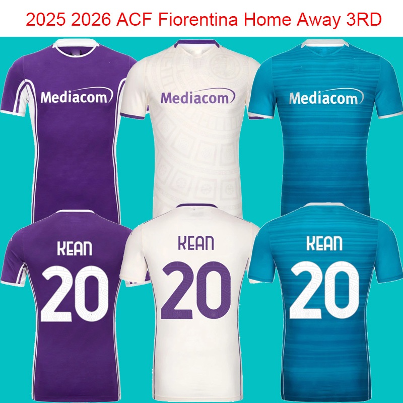 2025 2026 ACF Fiorentina Home Away 3rd เจอร์ซีย์ผู้ชาย