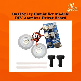 โมดูลควบคุมเครื่องพ่นไอน้ำแบบ 2 หัว DIY แผงวงจรขับละอองน้ำ 1 ต่อ 2 สำหรับรดน้ำต้นไม้และเครื่องทำความชื้น