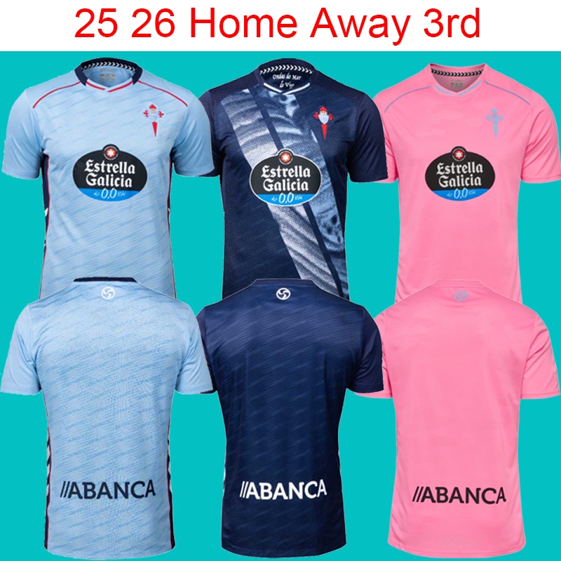 25 26 Celta De Vigo Iago Aspas Hoem Away 3rd Mens Jersey