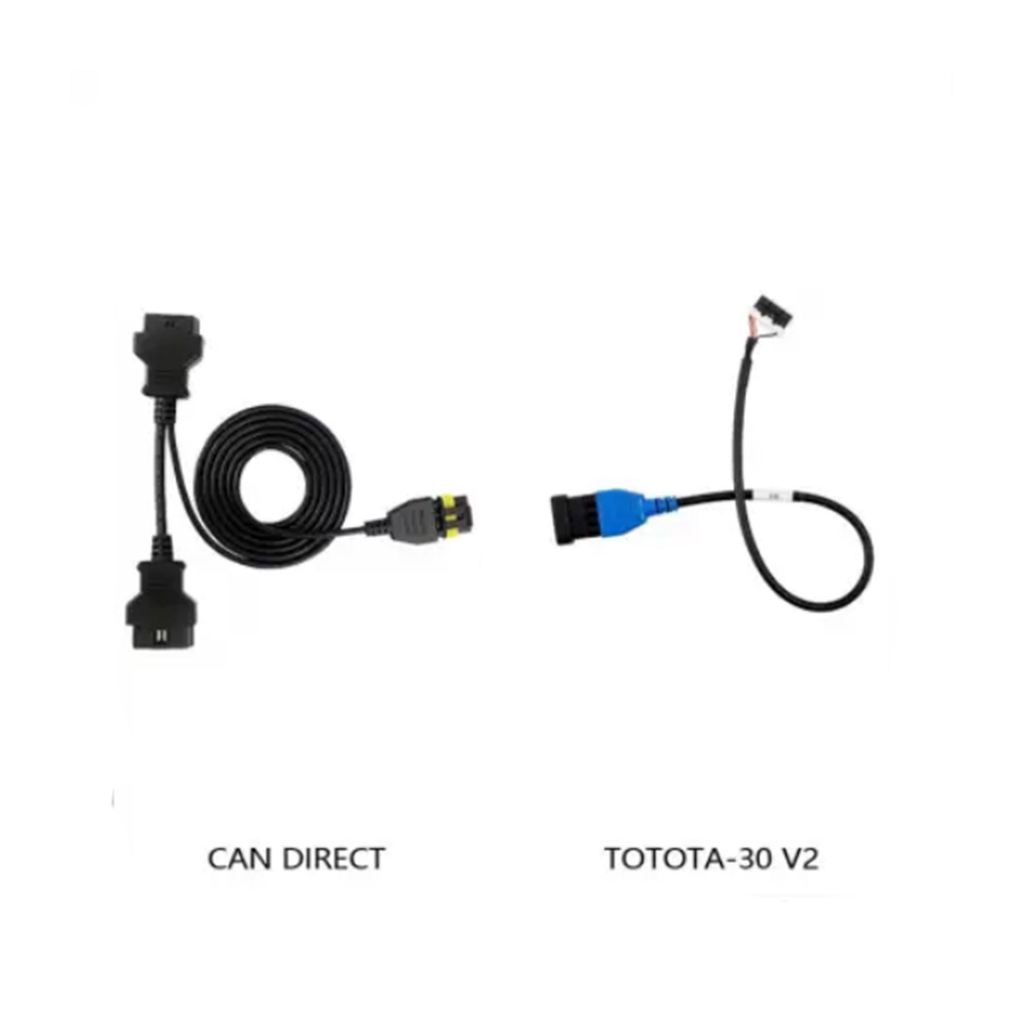 OBDSTAR สําหรับ Toyota-30 V2 ชุด CAN DIRECT สายและ Toyota 30 V2 สําหรับ 4A และ 8A-BA All Key Lost