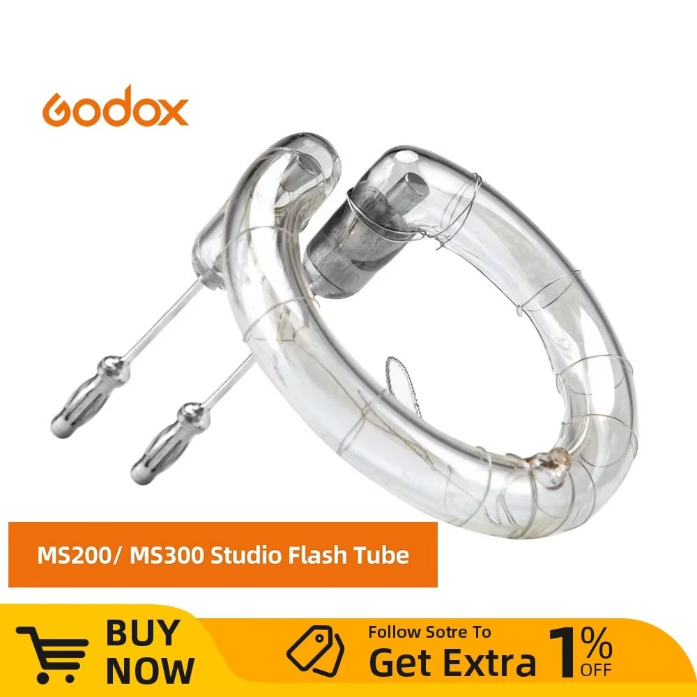 Godox 300Ws หลอดแฟลชมืออาชีพเหมาะสําหรับ Godox MS200 MS300 MS200V MS300V