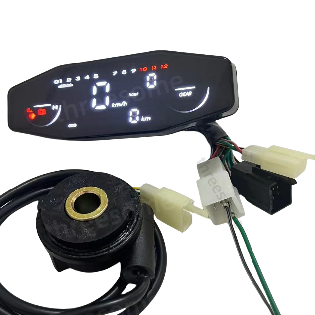 ใหม่ Universal รถจักรยานยนต์ Speedometer Moto Dashboard Oil Gauge ดิจิตอลเมตรเซนเซอร์ชุด Tachometer เครื่องวัดระยะทางสําหรับรัสเซีย KR200 ราคา ถูกที่สุด ดีลบีเคเค แกลเลอรีภาพที่ 7
