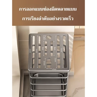 ชั้นวางมีดทําครัวชั้นวางครัวเรือนมีดผลไม้ท่อระบายน้ําเคาน์เตอร์มีดชั้นเก็บ