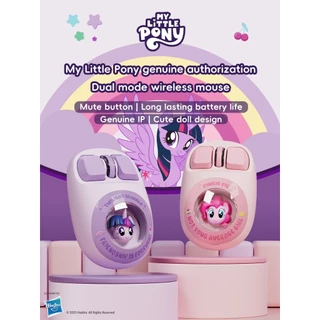 My Little Pony MS08 เมาส์ไร้สาย 2.4G บลูทูธ โหมดคู่ ชาร์จได้ สะดวกสบาย รู้สึกลายน่ารัก สําหรับ MAC Laptop