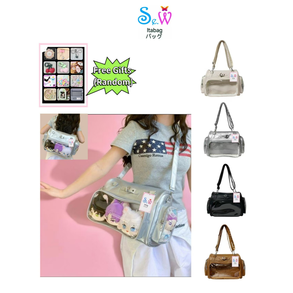 Se.W Itabag กระเป๋าเป้สไตล์วิทยาลัย ขนาดเล็ก 15 ซม. พกพาสะดวก เหมาะสำหรับคนชอบอนิเมะ